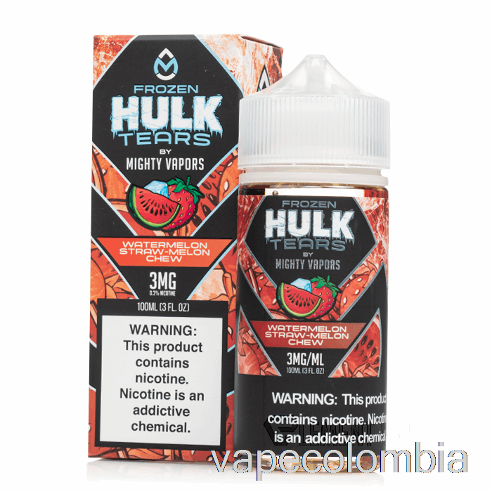 Vape Recargable Sandía Congelada Melón Masticable - Lágrimas De Hulk - 100ml 3mg